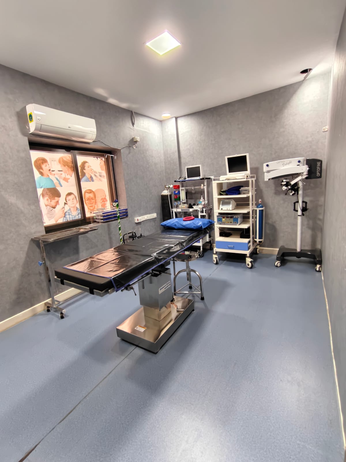 ENT operation theatre surgical area
